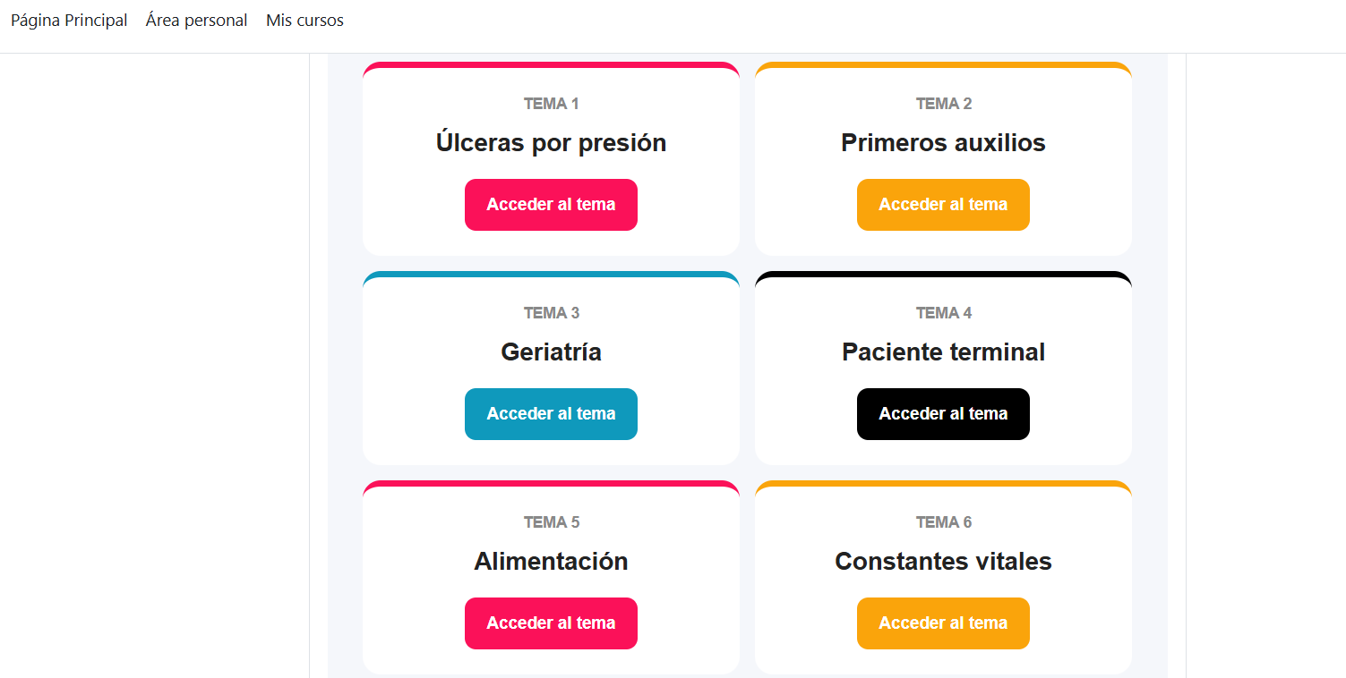 Temario TCAE personalizado por comunidad autónoma en la plataforma OpositaTCAE